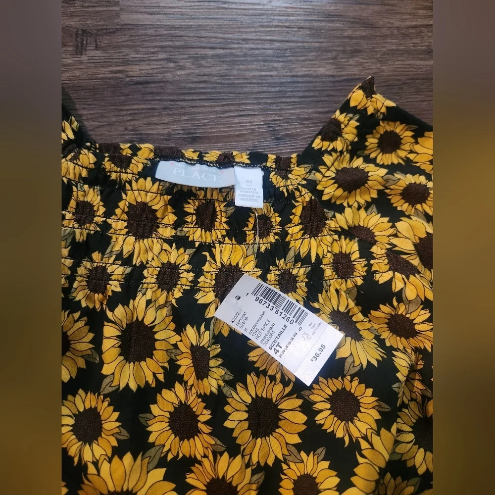 Kids Sunflower Top